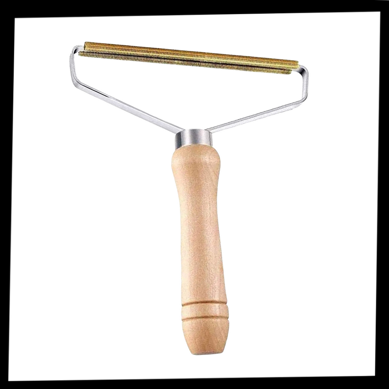 Tierhaarentferner aus Holz